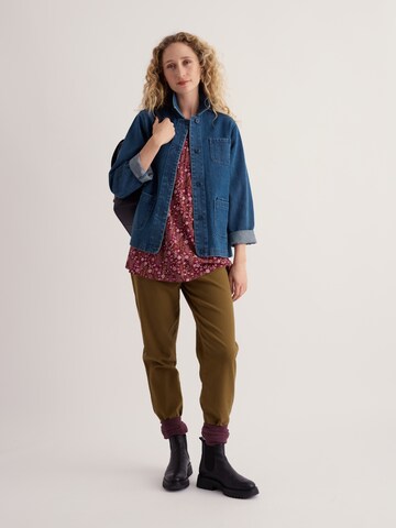 Seasalt Cornwall Bluse 'Busy Lizzy' i rød