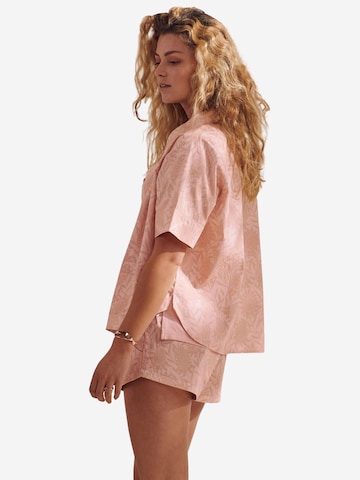 ESSENZA Pajama Shirt 'Luyza' in Pink