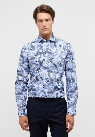 ETERNA Slim fit Business shirt in Blue: front