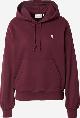 Carhartt WIP Sweatshirt 'Casey' in Rood: voorkant