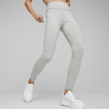 PUMA Skinny Leggings in Grey: front