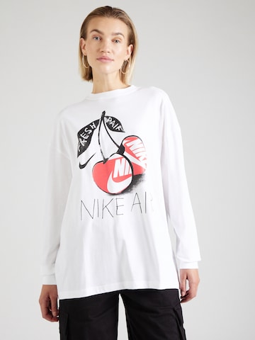 Nike Sportswear T-shirt i vit: framsida