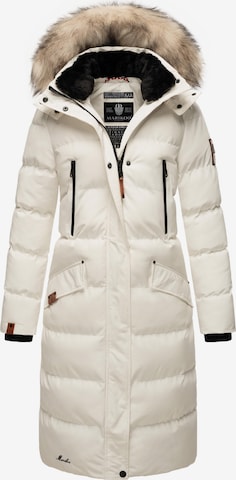Manteau d’hiver 'Schneesternchen' MARIKOO en blanc : devant