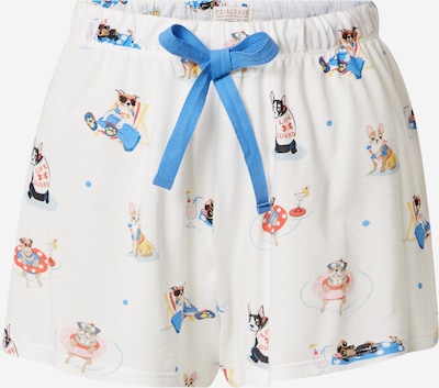 PJ Salvage Shorts in blau / grün / rot / schwarz / naturweiß, Produktansicht