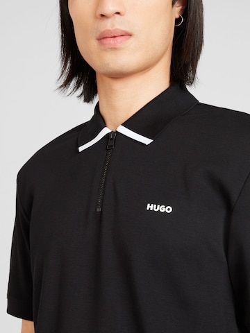 HUGO Shirt 'Dalomino' in Black