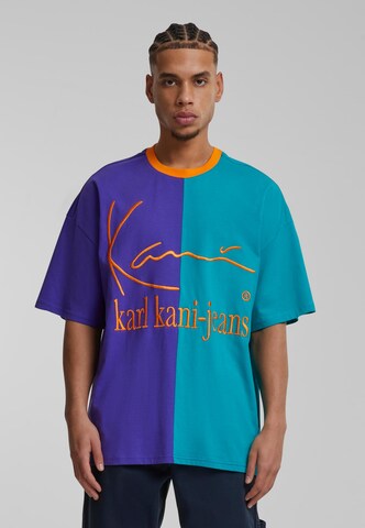 Karl Kani Shirt in Blauw: voorkant