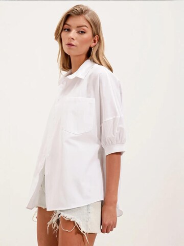 Bigdart Blouse in Wit