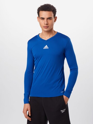 T-Shirt fonctionnel ADIDAS SPORTSWEAR en bleu : devant