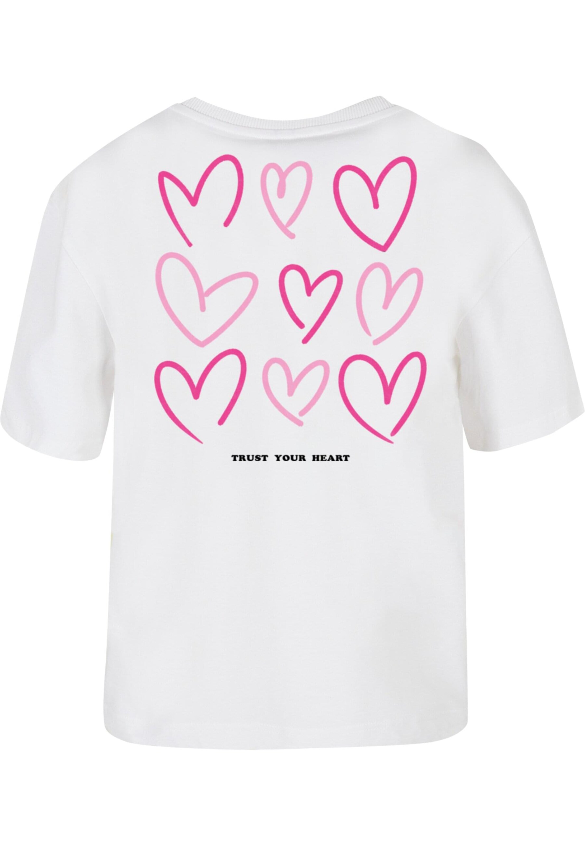 Mister Tee Shirt 'Always Trust Your Heart' in Wit