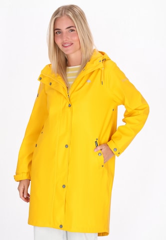 Manteau fonctionnel Schmuddelwedda en jaune : devant