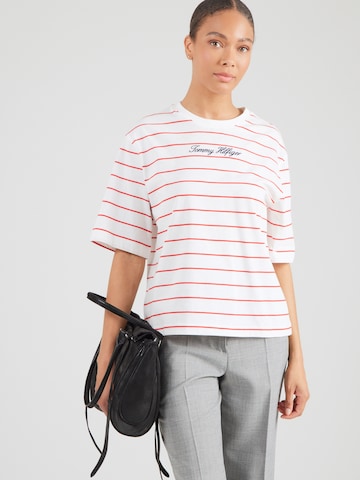 TOMMY HILFIGER Tričko - Červená: predná strana