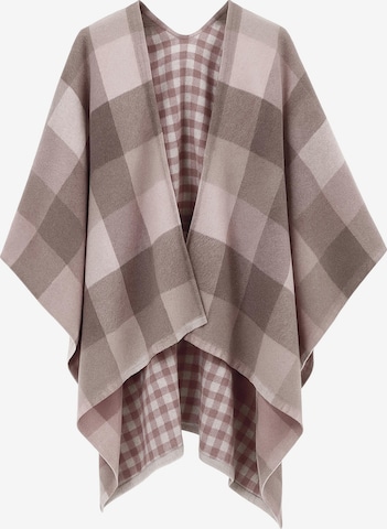 COLLEZIONE ALESSANDRO Cape 'Karo' in Pink: front