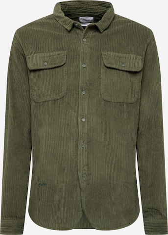 Regular fit Camicia di Brava Fabrics in verde: frontale