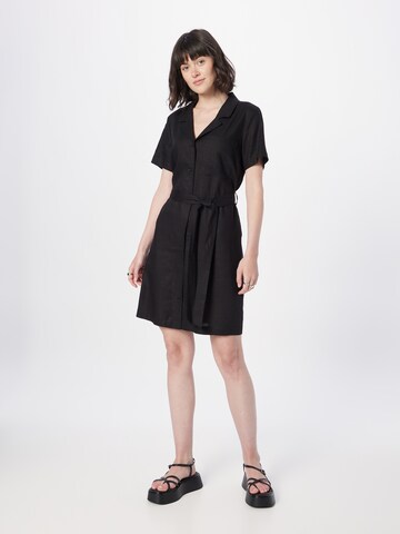 Robe-chemise 'Darrel' modström en noir : devant