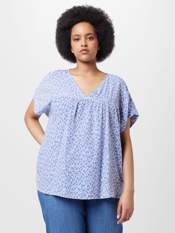 Esprit Curves Blouse in Blauw: voorkant