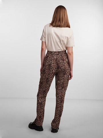 PIECES Tapered Broek 'Nya' in Zwart