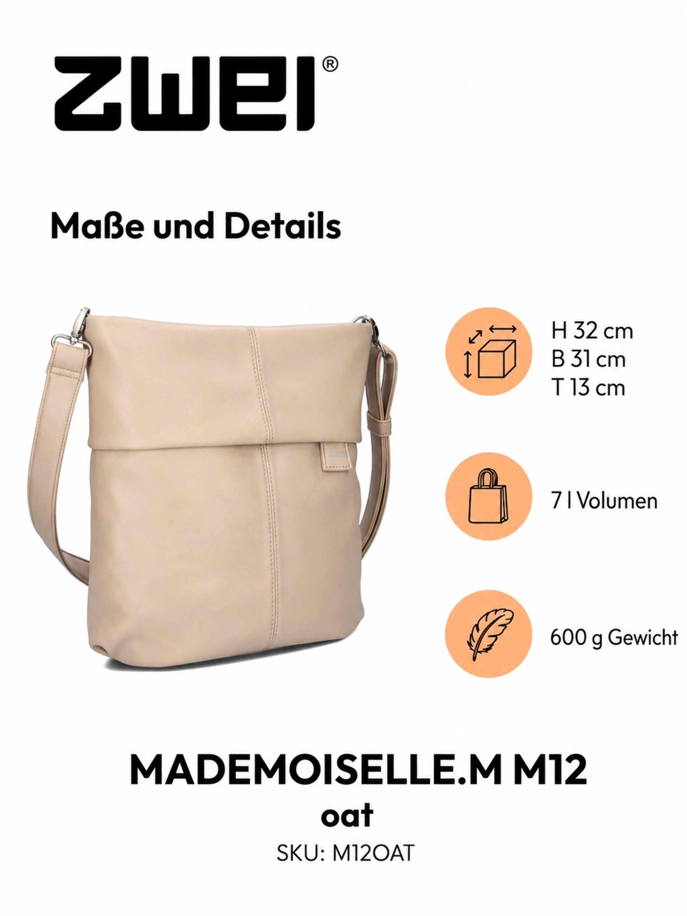 ZWEI Handtasche 'MADEMOISELLE.M M12'‌‌ in Beige