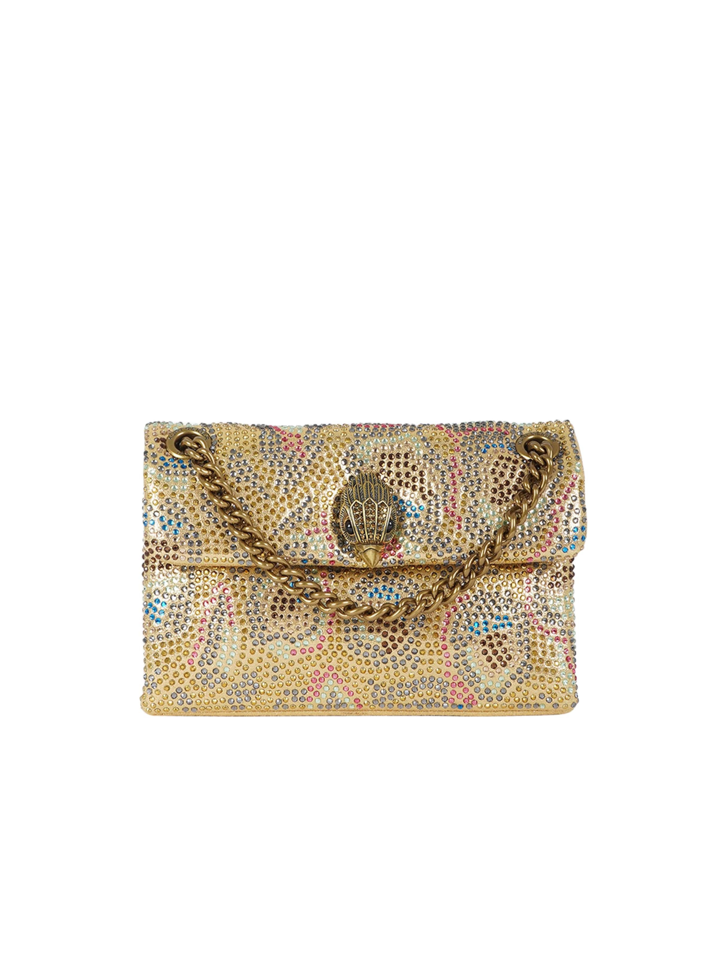 Kurt Geiger Clutch in Goud: voorkant