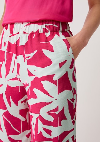 COMMA Wide leg Broek in Roze