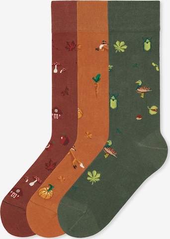 Von Jungfeld Socken 'Icons' in Mischfarben: Vorderseite