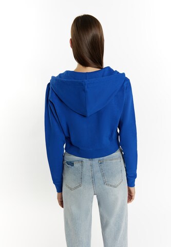 MYMO - Sudadera con cremallera 'Biany' en azul