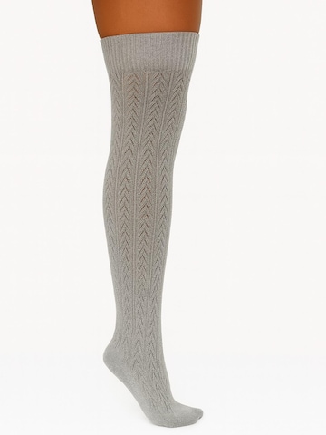 Lycille Overknee Strümpfe 'Lycille'‌‌‌‌ in Grau