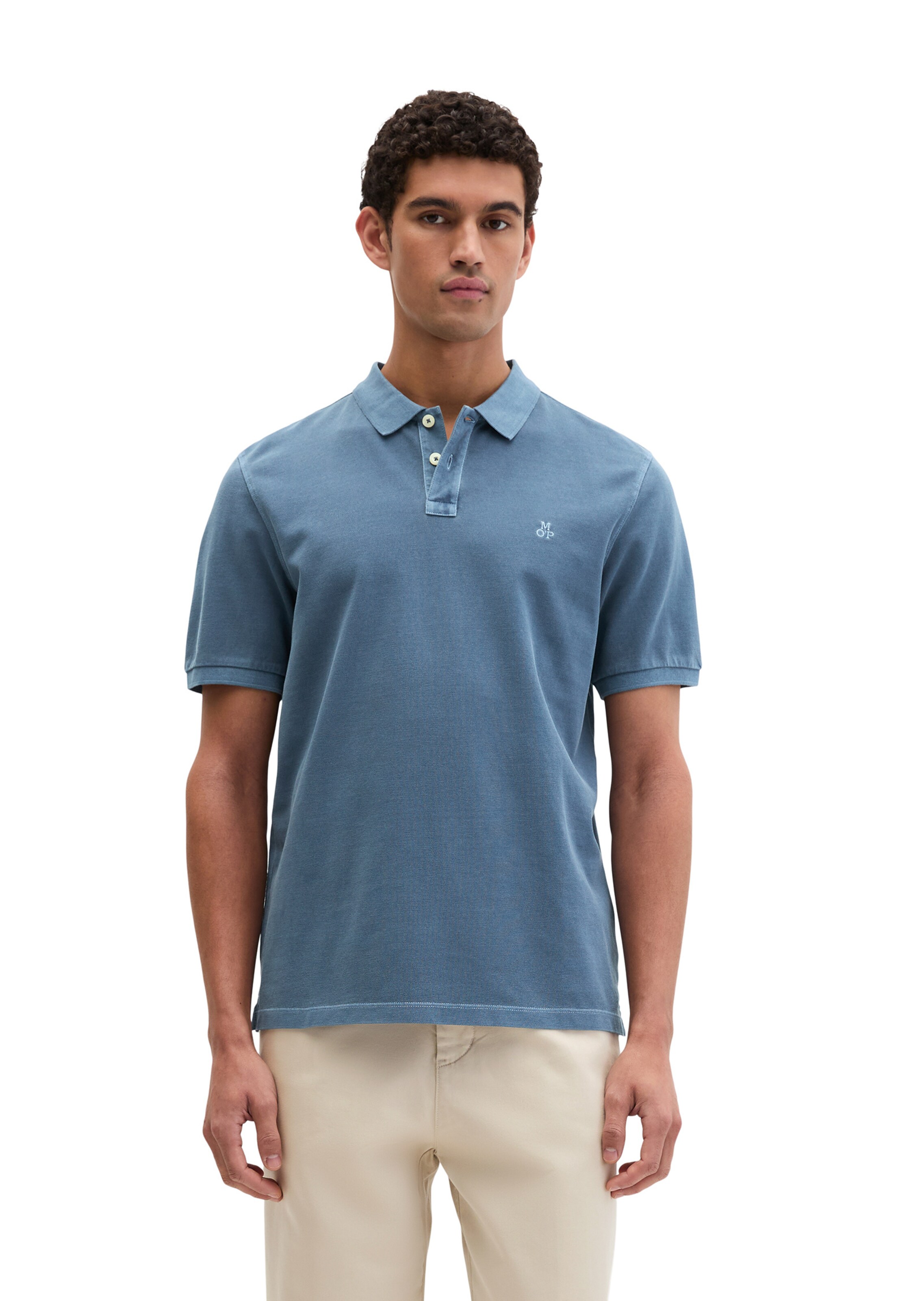 Marc O'Polo Poloshirt in Blau: Vorderseite