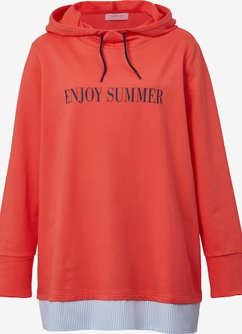 Sweat-shirt Janet & Joyce en rouge : devant