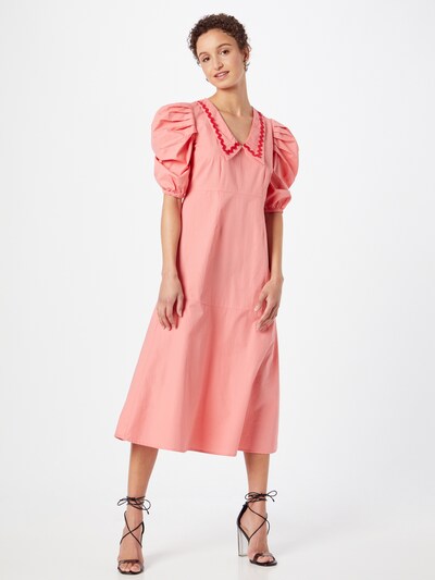 Rochie tip bluză 'Pinka' Love Copenhagen pe roz pal / roșu, Vizualizare model