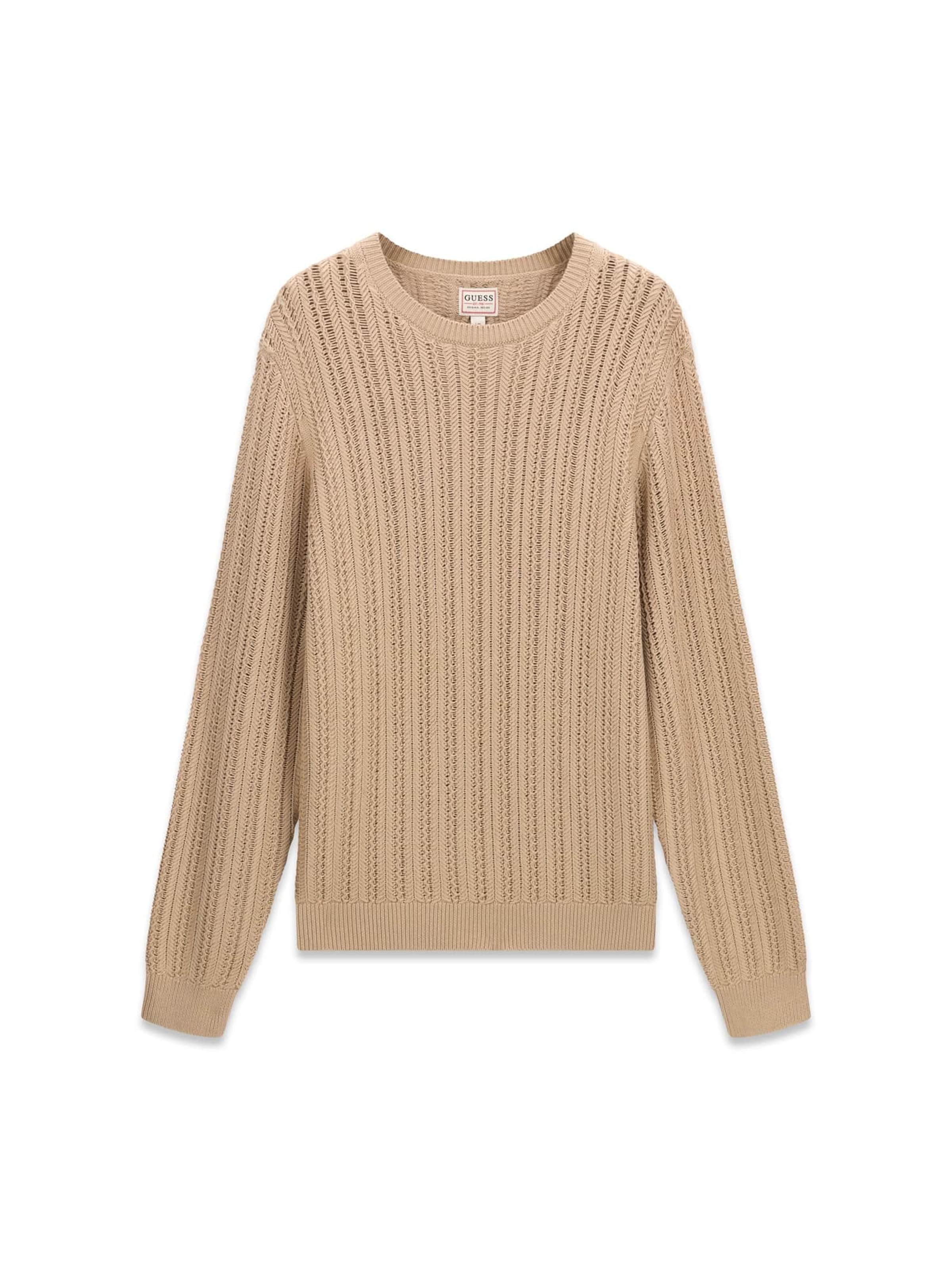 GUESS Sweater in Beige: front