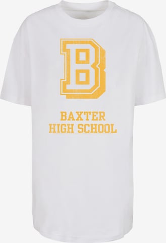 F4NT4STIC Shirt 'Sabrina Adventures of Sabrina Men's Baxter High School' in Wit: voorkant