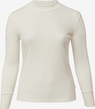 T-shirt QS en beige : devant