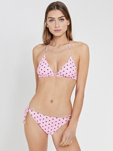 Triangle Hauts de bikini Shiwi en rose : devant