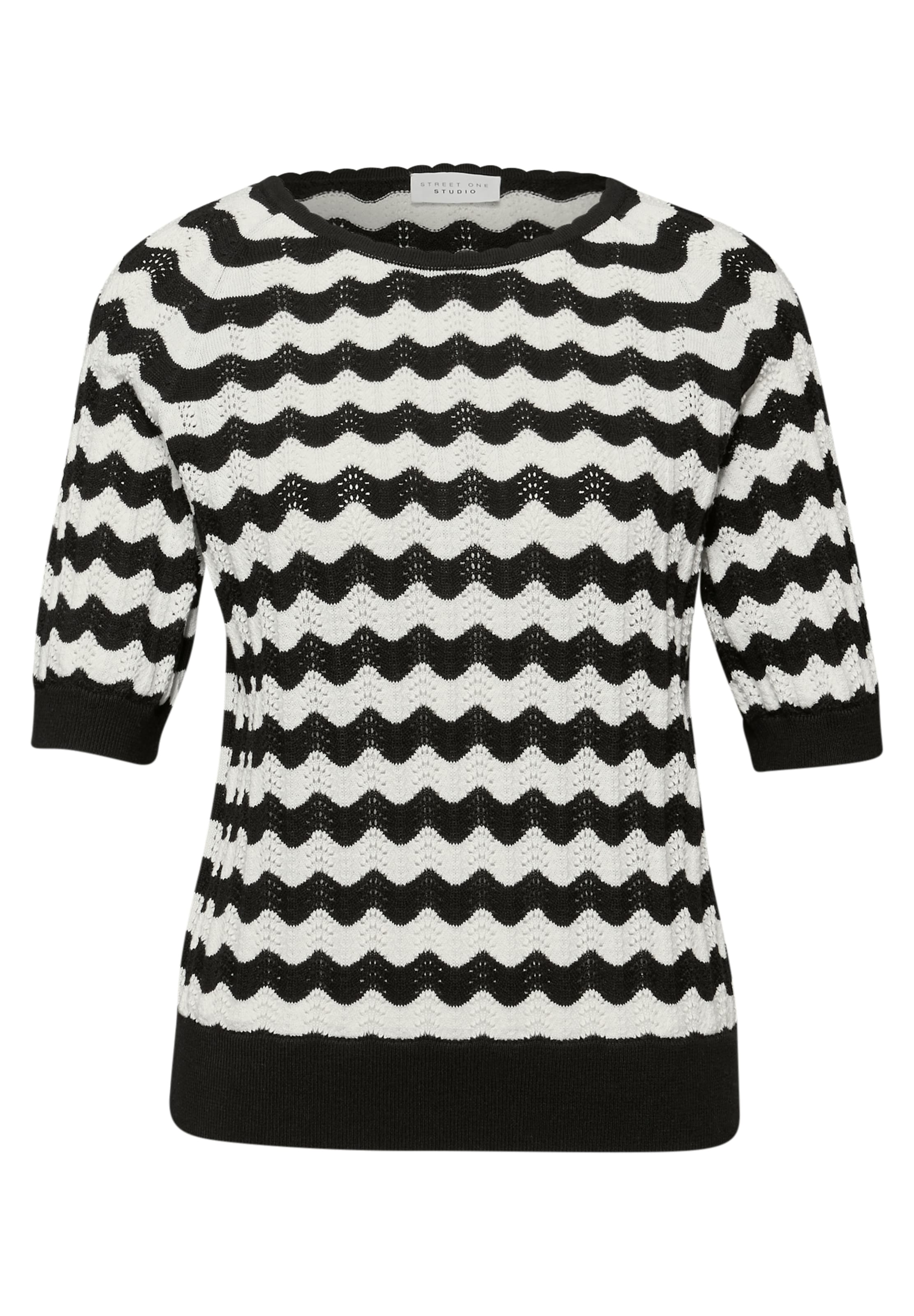 Street One Studio Pullover in Schwarz: Vorderseite