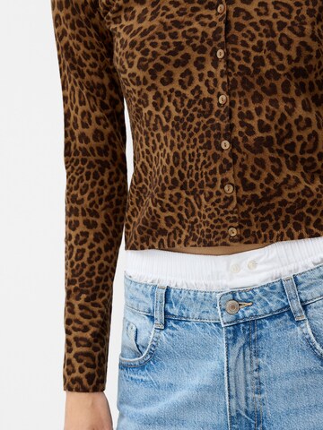 Giacca di felpa di Bershka in marrone