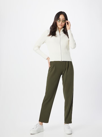 ABOUT YOU Loose fit Pleat-Front Pants 'Mina' in Green