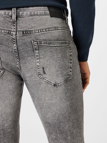 Only & Sons - Slimfit Vaquero 'Loom' en gris