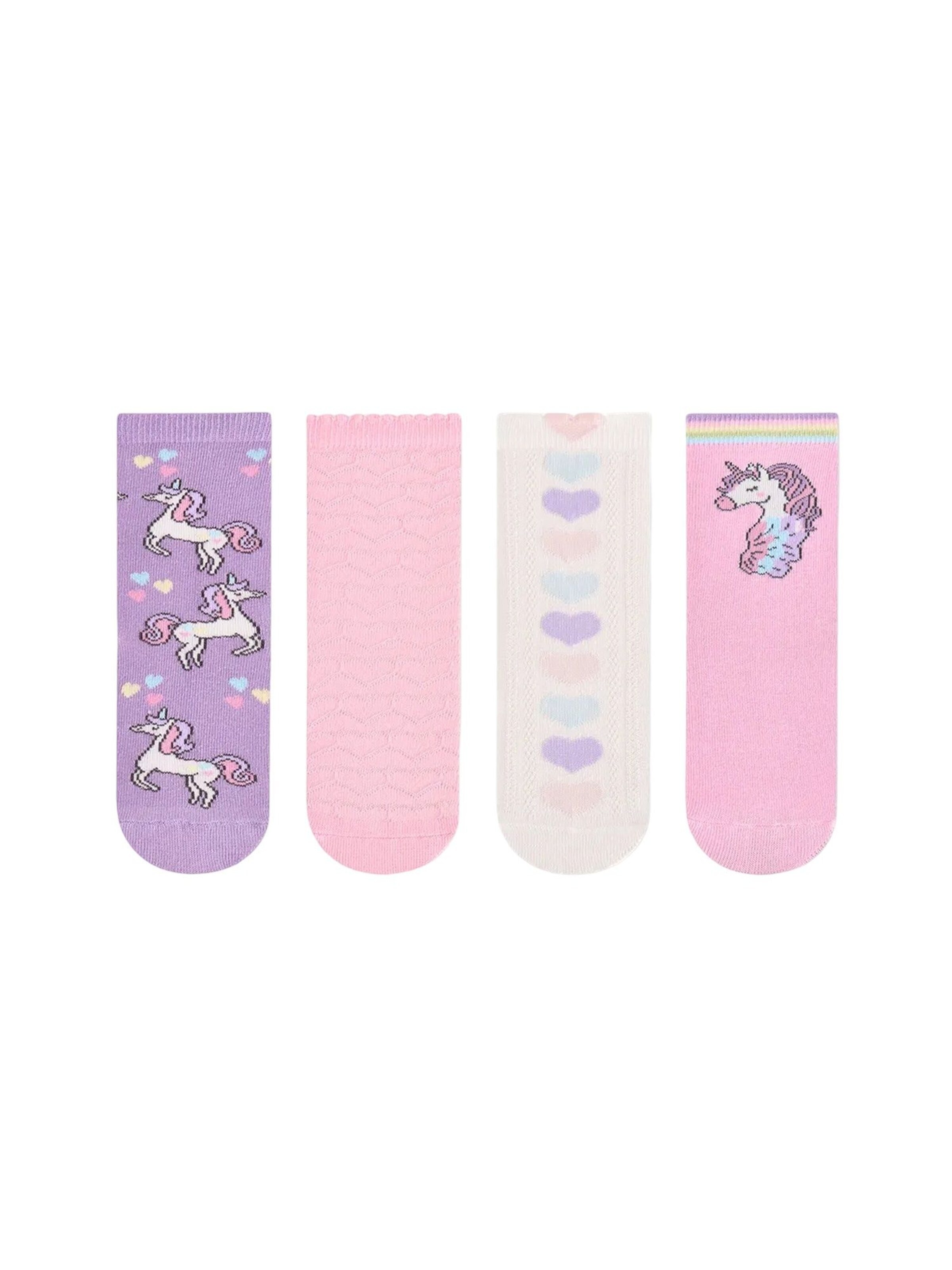 Penti Socken 'PENTI Mädchen Einhorn Baumwoll 2er-Pack Socken'‌‌‌‌‌‌‌‌ in Mischfarben: Vorderseite