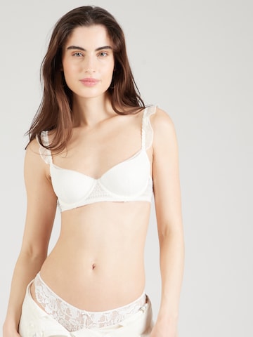 Women' Secret T-shirt Bra 'FROU FROU' in White: front