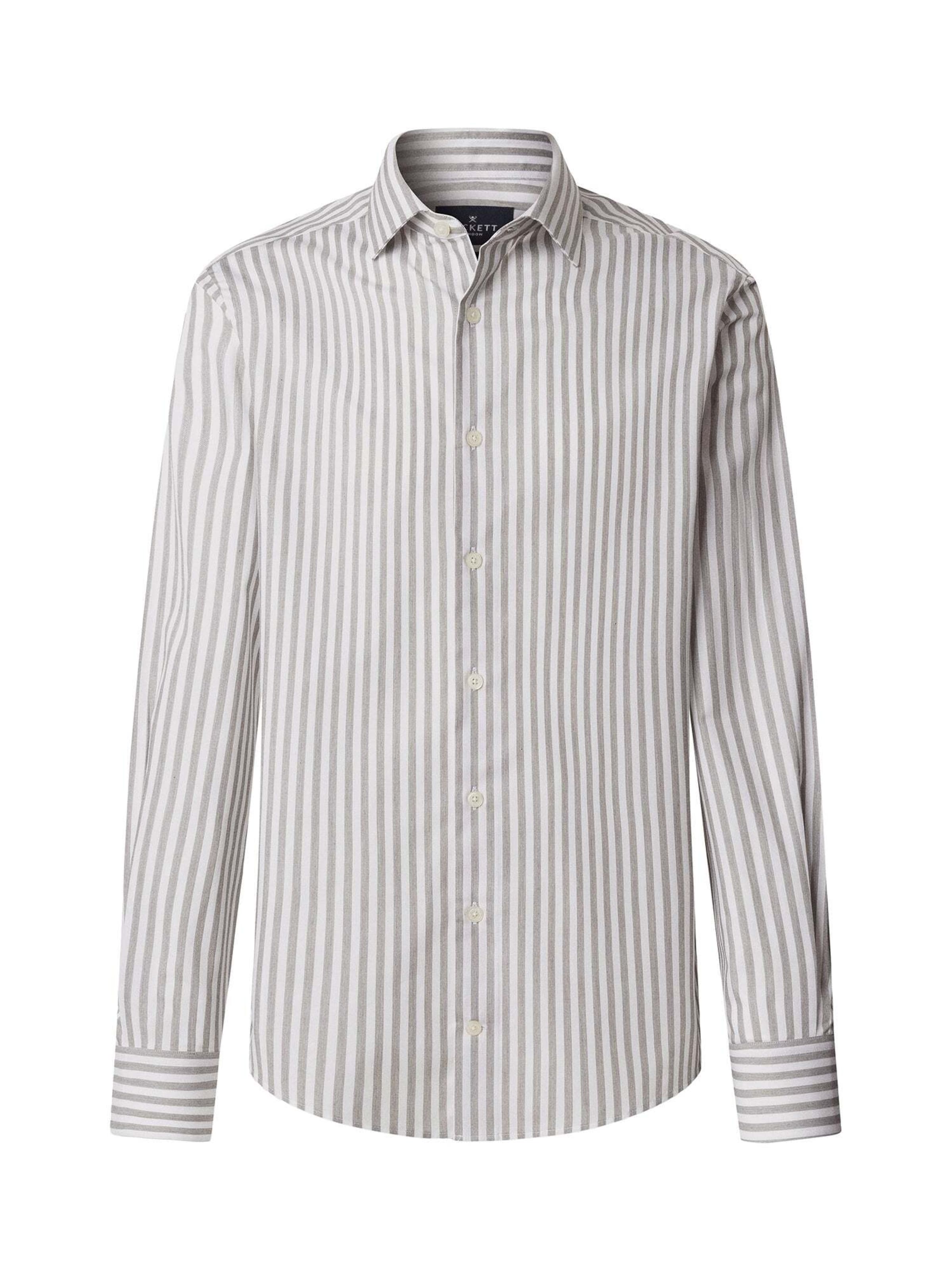 Slim fit Camicia di Hackett London in grigio: frontale