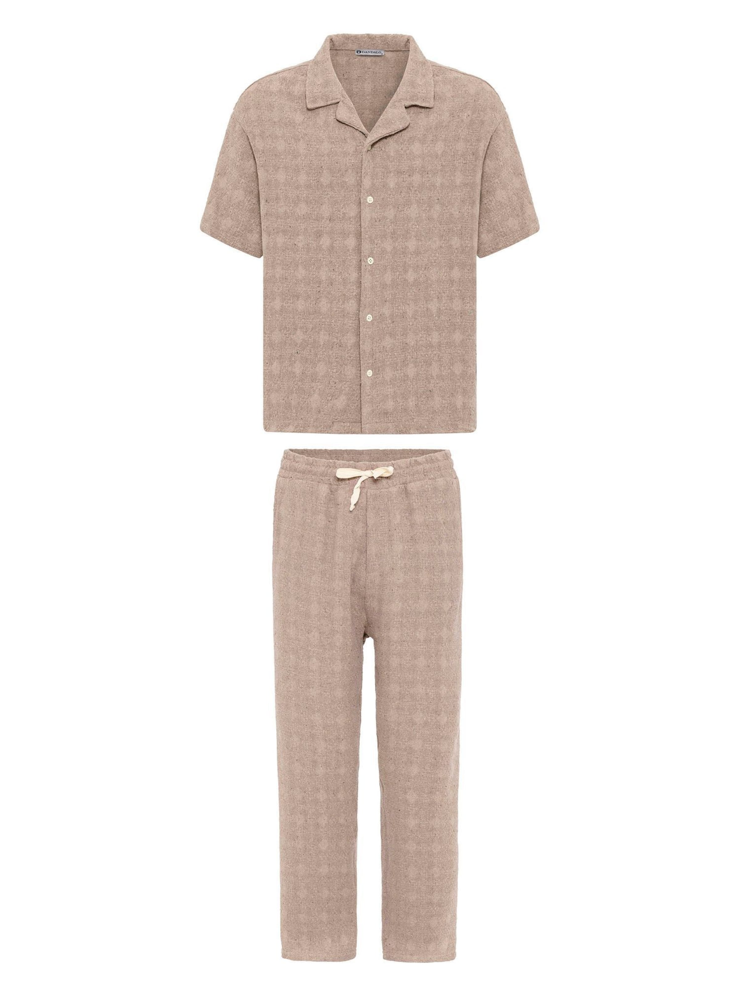 Dandalo Loosefit Kostym i brun: framsida