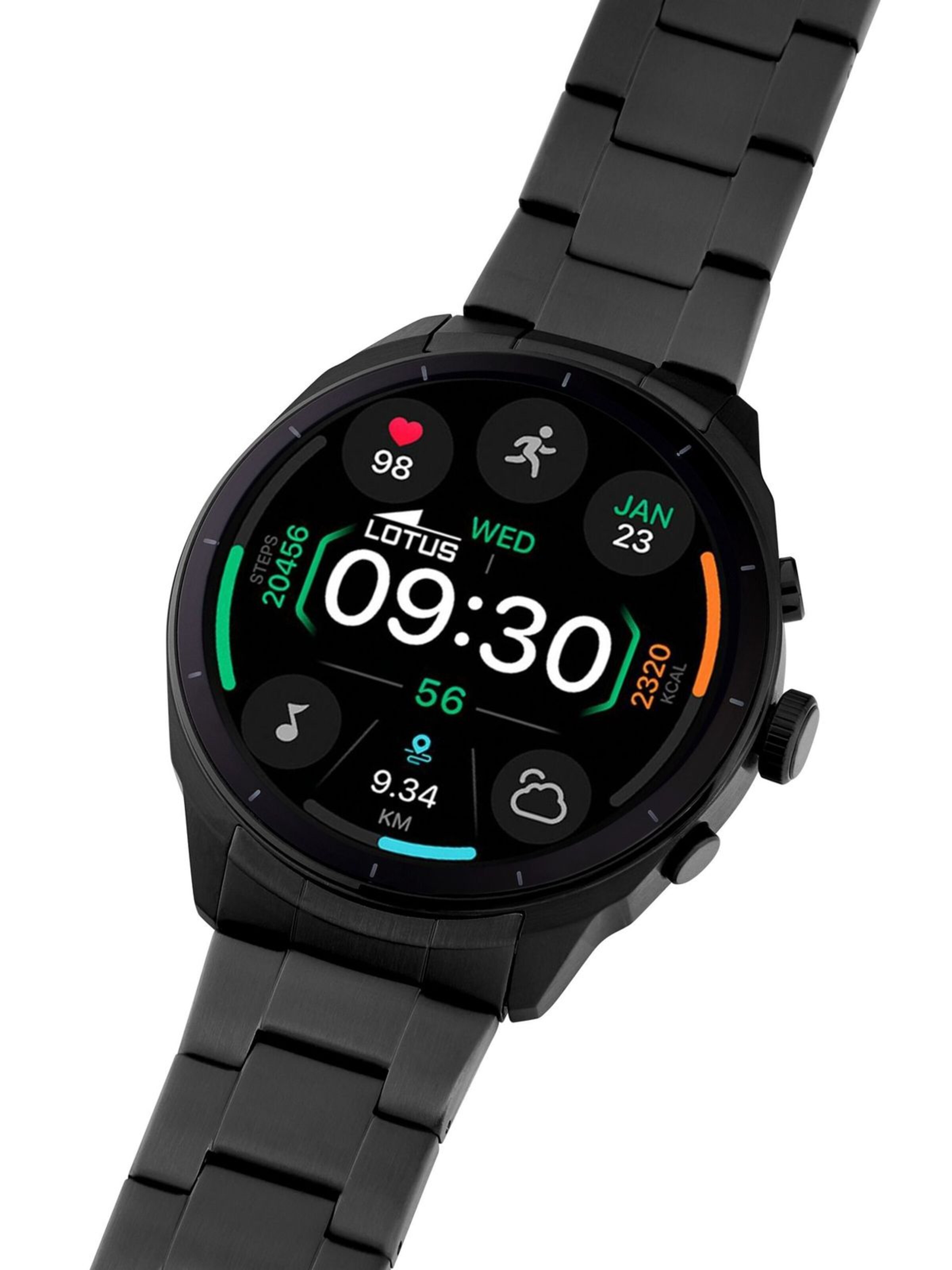 Lotus Digital watch in Black