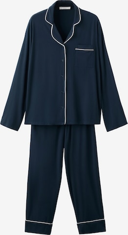 MANGO Pajama 'Liz' in Blue: front