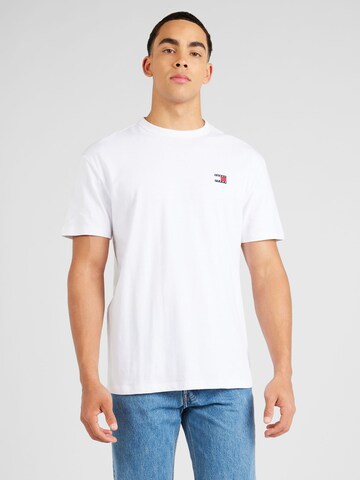 Tricou de la Tommy Jeans pe alb: față