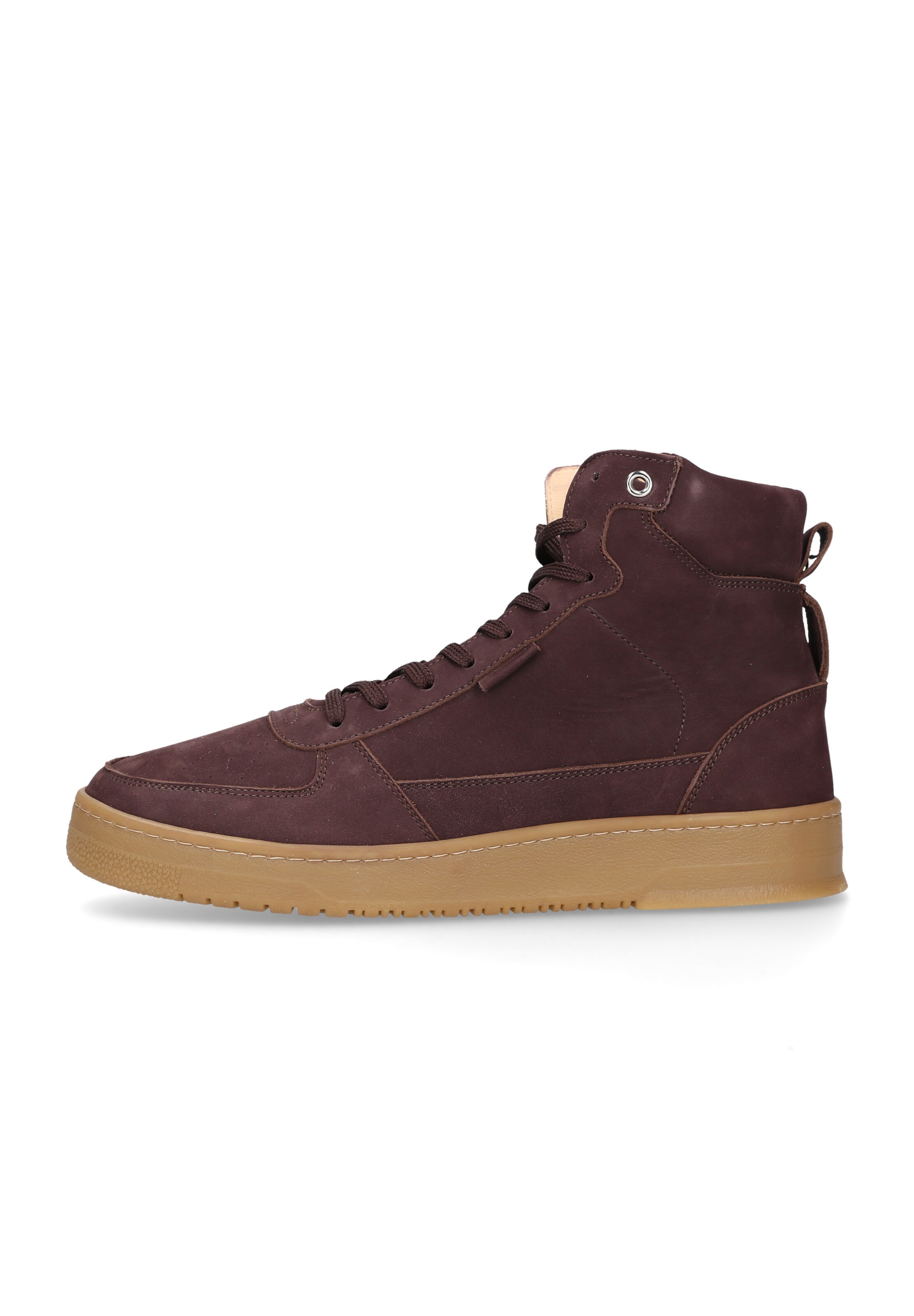 N91 Platform trainers 'Bball Hi M AN' in Brown: front