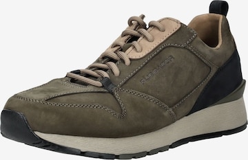 Sneaker bassa di Pius Gabor in verde: frontale