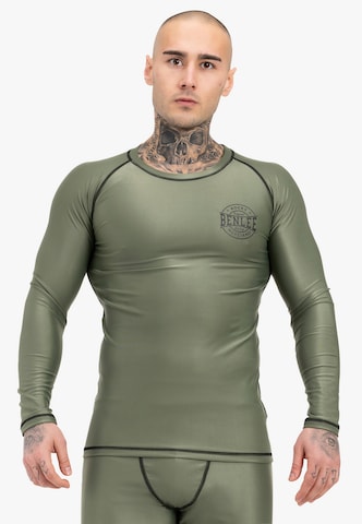 T-Shirt fonctionnel 'Mossburn' Benlee en vert : devant