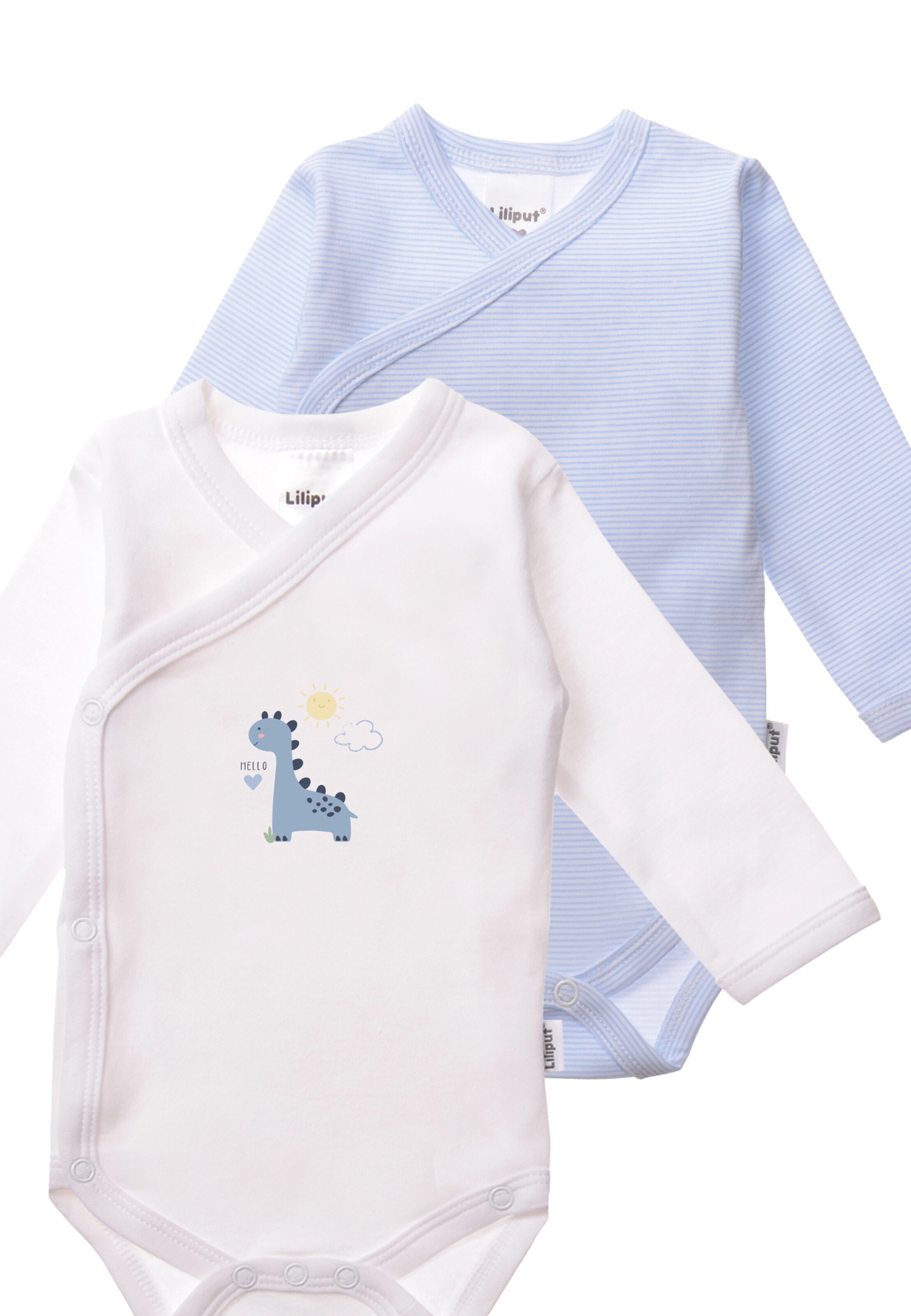 LILIPUT Wickelbodys 'Dino' in Blau