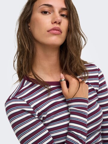ONLY Shirt 'ONLVal' in Rot