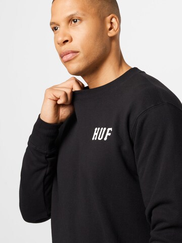 HUF Sweatshirt in Zwart